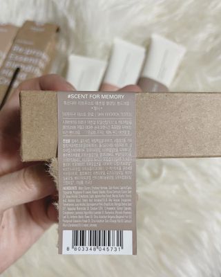 [후르디아] 끈적임 없는 착한성분 비건  핸드크림 3종 — 5점을 준 리뷰어가 2022년 1월 올린 사용 사진