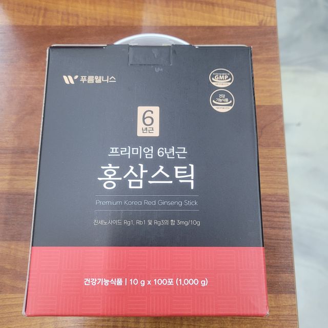 [푸름웰니스] 프리미엄 6년근 홍삼스틱 3mg x 100포 리뷰 사진