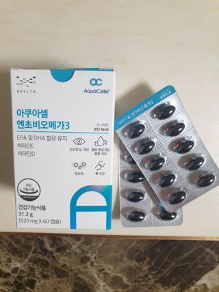 메디포스트 모비타 아쿠아셀 엔초비오메가3 60캡슐 — 4.5점을 준 리뷰어가 2023년 1월 올린 사용 사진