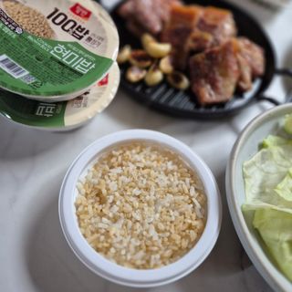 [구매평]양반 동원 양반 100밥 현미밥, 130g, 12개 — 5점을 준 리뷰어가 2025년 5월 올린 사용 사진