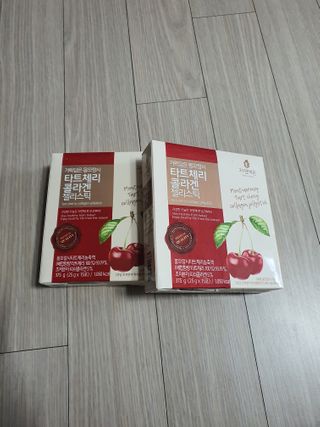 자연에온 가득담은 몽모랑시 타트체리 콜라겐 젤리스틱 — 5점을 준 리뷰어가 2021년 1월 올린 사용 사진