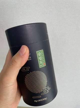 프리마인 자체 기업부설 연구소에서 찾아낸 건강한 수면의 비밀.  슬립토 플러스 30포 — 4점을 준 리뷰어가 2021년 11월 올린 사용 사진