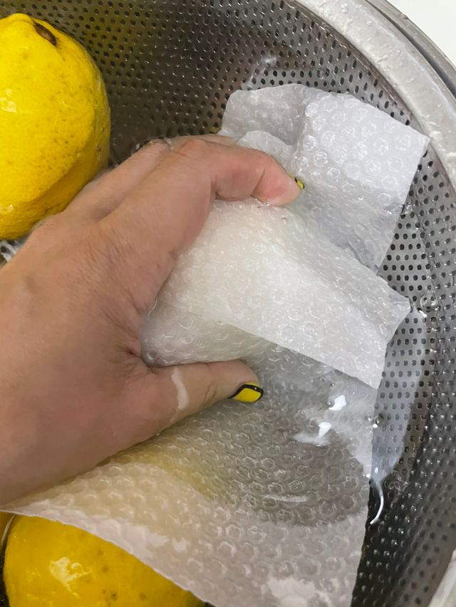 중금속유해물질ZERO 뜯어쓰는 주방 일회용수세미 60매 2매 리뷰 사진
