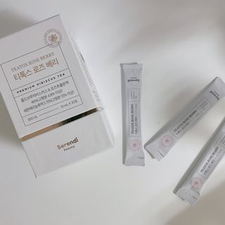 세렌디뷰티_이너뷰티 티톡스 로즈 베리 — 4점을 준 리뷰어가 2021년 3월 올린 사용 사진