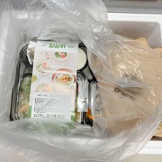 참살이도시락 작심삼일 샐러드도시락 3개 맛보기 새벽배송 또는 택배배송 — 5점을 준 리뷰어가 2021년 7월 올린 사용 사진