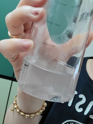 [슬림드랍 레몬맛] 건기식 다이어트 보조제 겸 비타민 — 5점을 준 리뷰어가 2022년 1월 올린 사용 사진
