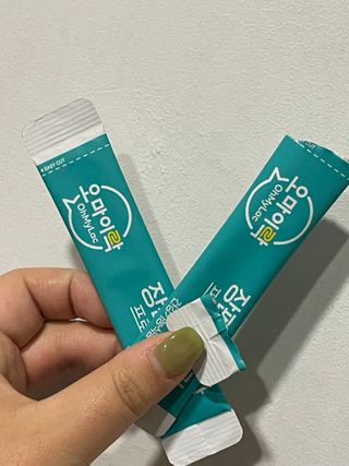 [유산균] 오마이락 장편한습관 프로바이오틱스 30P — 4점을 준 리뷰어가 2022년 11월 올린 사용 사진