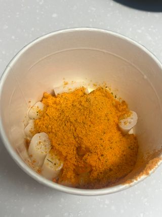 프리 [요리궁리] 타입 B (매콤,치즈,매콤까르보) 꽃떡볶이 6개입 세트 — 5점을 준 리뷰어가 2025년 2월 올린 사용 사진