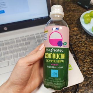 더그레잇티 콤부차 [매일유업] 더그레잇티 44kcal 콤부차 300ml *12개입 (오리지널 6개+베리리치 6개) — 5점을 준 리뷰어가 2023년 8월 올린 사용 사진