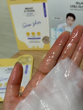 바노바기 코스메틱 바노바기 디엑스 마스크 — 4.5점을 준 리뷰어가 2024년 6월 올린 사용 사진