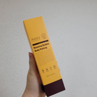 아미니 릴렉싱 버블 바디 필링 — 5점을 준 리뷰어가 2021년 3월 올린 사용 사진