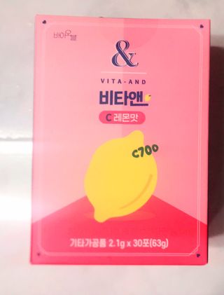 비타앤C 레몬맛, 망고맛 — 5점을 준 리뷰어가 2021년 4월 올린 사용 사진