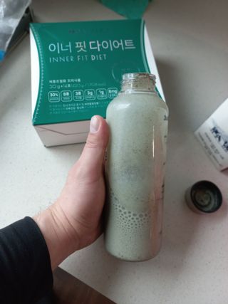 하나마이 이너핏 다이어트 30g x 14포 올인원 체중조절용 쉐이크 / 프락토올리고당+스피루리나 함유 피부탄력 까지~ — 5점을 준 리뷰어가 2023년 3월 올린 사용 사진