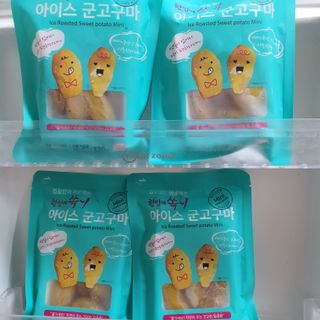 해뜨온 껍질없는 한입아이스 군고구마 120g x 4개 — 5점을 준 리뷰어가 2021년 9월 올린 사용 사진