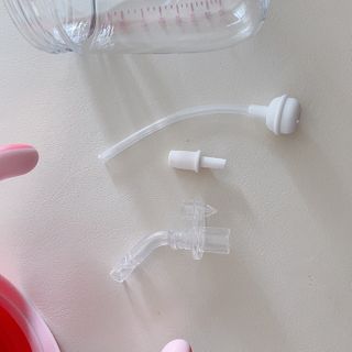 유비맘 트라이탄 코니빨대컵_컬러 랜덤 발송 — 3.5점을 준 리뷰어가 2021년 1월 올린 사용 사진