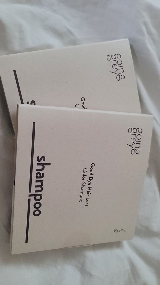 [고잉그레이]굿바이 헤어로스 컬러샴푸 트라이얼키트(5ml*5개) x3 (총 75ml) 리뷰 사진
