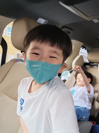 애니가드키즈 라이트 소형 5컬러 각 10매입 [크리미베이지, 코튼핑크, 블루레이크, 페일로즈, 민트그린] — 5점을 준 리뷰어가 2022년 6월 올린 사용 사진