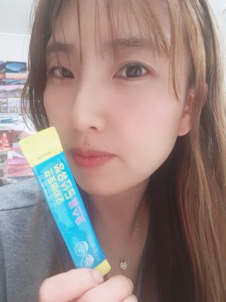 헬스업 핼스업 프로바이오 생유산균 퍼스트 — 5점을 준 리뷰어가 2021년 1월 올린 사용 사진