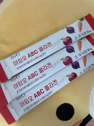아임오 ABC 콜라겐 젤리 14포 — 5점을 준 리뷰어가 2022년 3월 올린 사용 사진