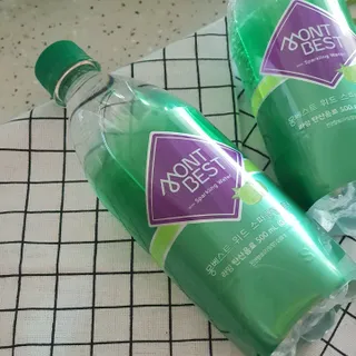 몽베스트 Montbest with Sparkling water Lime20병 — 5점을 준 리뷰어가 2021년 10월 올린 사용 사진