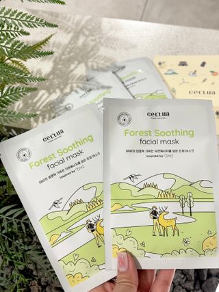 세뚜아(Cettua) [세뚜아] 포레스트 수딩 마스크 Cettual Forest  Soothing Mask 5매 — 5점을 준 리뷰어가 2024년 1월 올린 사용 사진