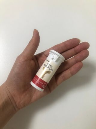 메이준뉴트리 메이준쎌 편안해질 여성유산균 — 5점을 준 리뷰어가 2021년 2월 올린 사용 사진
