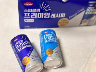 한미사이언스 [한미] 스파클링 프리미엄 레시피 (카페인, 제로카페인 2종)각5개총10개제공 — 5점을 준 리뷰어가 2025년 1월 올린 사용 사진