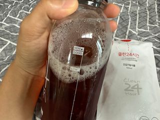 클린24시간 1BOX(5포) + 전용보틀(500ml) — 5점을 준 리뷰어가 2023년 7월 올린 사용 사진