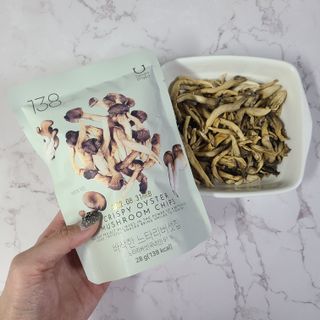 딜라이트 프로젝트 바삭한 원물칩 3종 고구마칩, 자색고구마칩, 느타리버섯칩 [총 6봉지] — 5점을 준 리뷰어가 2022년 3월 올린 사용 사진
