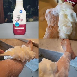 카프리나 프레쉬 산양밀크 어메이징 바디워시 500ml(오리지널향) — 4.5점을 준 리뷰어가 2023년 4월 올린 사용 사진