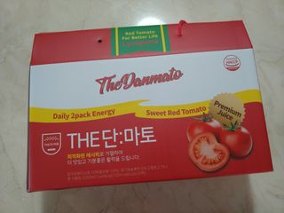 제이제이바이오 더단마토 프리미엄주스 100ml 30팩입 - 무설탕 스테비아 토마토즙 — 5점을 준 리뷰어가 2022년 1월 올린 사용 사진