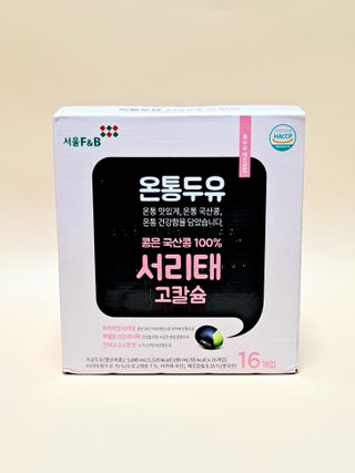 서울에프엔비 온통두유 서리태 고칼슘 190mL — 5점을 준 리뷰어가 2021년 11월 올린 사용 사진