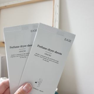 [이즈라이프코스메틱] 퍼퓸 드라이어 시트 히노끼향  or 블랑향 2중 택1 30매 — 5점을 준 리뷰어가 2021년 5월 올린 사용 사진