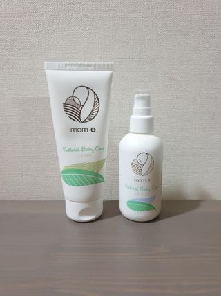 mom e 맘이 내추럴 베이비 케어 크림+바디오일 — 4점을 준 리뷰어가 2021년 1월 올린 사용 사진