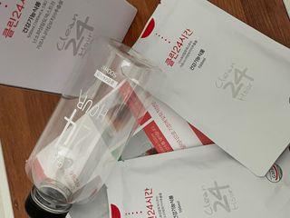 클린24시간 1BOX(5포) + 전용보틀(500ml) — 5점을 준 리뷰어가 2023년 4월 올린 사용 사진