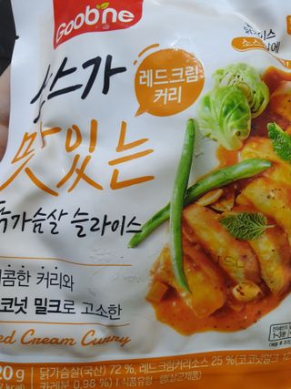 굽네몰 [굽네] 소스가 맛있는 닭가슴살 슬라이스 4종 — 5점을 준 리뷰어가 2021년 4월 올린 사용 사진