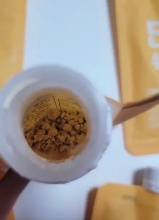 [덜다] 든든 식물성 단백질 쉐이크 40g X 7입 (곡물/딸기) — 4.5점을 준 리뷰어가 2023년 8월 올린 사용 사진