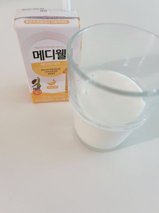 메디웰 페디아드링크 미니 바나나맛 — 3.5점을 준 리뷰어가 2022년 8월 올린 사용 사진