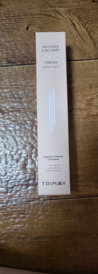 트리마이 3가지 기능을 동시에 느낄 수 있는 Color Control Change, 리커버리 3인1 펩트 CCC 크림 — 5점을 준 리뷰어가 2022년 11월 올린 사용 사진