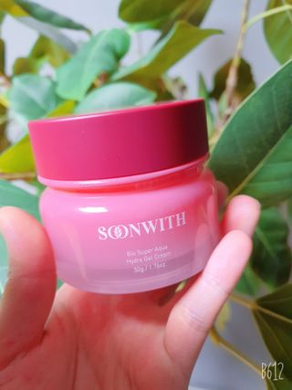 SOONWITH 바이오 수퍼 아쿠아 하이드로 젤 크림 — 4점을 준 리뷰어가 2021년 3월 올린 사용 사진