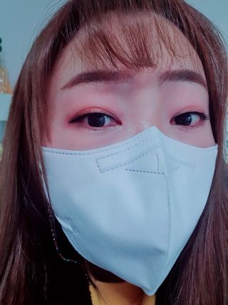 [푸름웰니스] KF94 비움 마스크 - 화이트 — 5점을 준 리뷰어가 2021년 3월 올린 사용 사진
