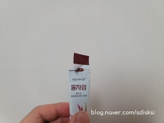 하루 1포로 콜레스테롤, 유산균, 고역가 소화효소까지 한번에 섭취! 다온바이오 홍자임 1개월분(30포) — 5점을 준 리뷰어가 2022년 11월 올린 사용 사진