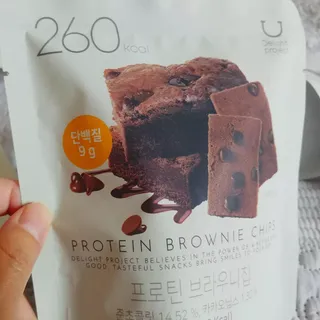 신상품) 딜라이트 프로젝트 프로틴  브라우니칩/ 카스테라칩 총 6EA — 5점을 준 리뷰어가 2022년 5월 올린 사용 사진