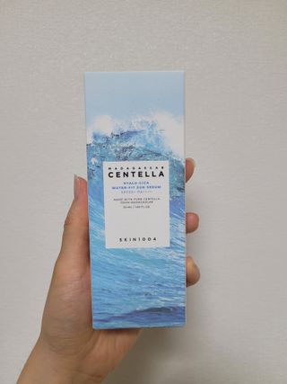 [스킨1004] 마다가스카르 센텔라 히알루-시카 워터핏 선세럼 50ml — 5점을 준 리뷰어가 2024년 5월 올린 사용 사진