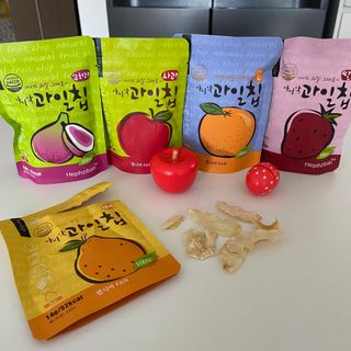 아비삭과일칩 5종 /딸기,사과,배,귤,무화과 5종 — 4점을 준 리뷰어가 2021년 5월 올린 사용 사진