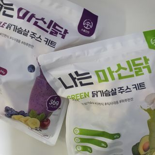 수플먼트 나는 마신닭!! 닭가슴살 주스키트, 먹기 힘들었던 닭가슴살 이제는 마시자 — 5점을 준 리뷰어가 2023년 3월 올린 사용 사진