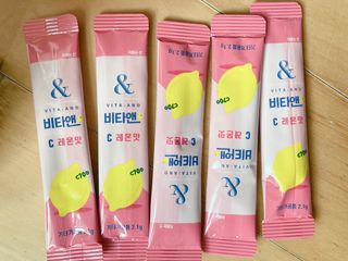 비타앤C 레몬맛, 망고맛 — 5점을 준 리뷰어가 2021년 4월 올린 사용 사진