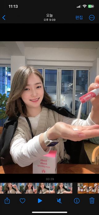 메디포스트 모비타 미쓰리 글루타치온 30포 — 5점을 준 리뷰어가 2022년 11월 올린 사용 사진