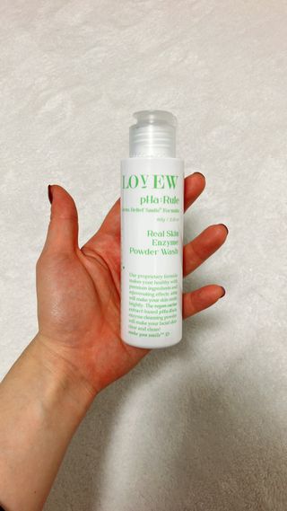 소담스퀘어 상암 [아멍코스메틱] 러뷰 리얼스킨 파룰 효소 파우더 워시 — 5점을 준 리뷰어가 2022년 11월 올린 사용 사진