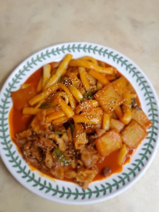 추억의 국민학교 떡볶이 국떡 뉴트로 5종 — 5점을 준 리뷰어가 2021년 11월 올린 사용 사진